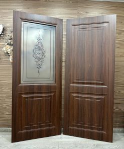 درب چوبی قهوه ای کد 1058
