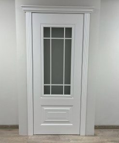 درب چوبی شیشه خور کد 1022