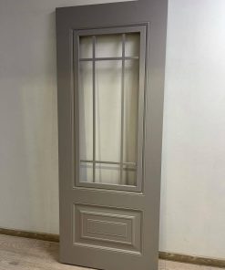 درب چوبی شیشه دار کد 1026