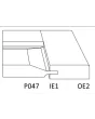 درب کابینت چوبی کلاسیک