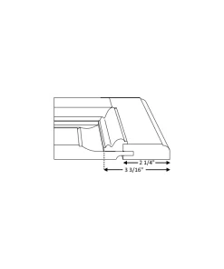 درب کابینت چوبی کلاسیک بلوط