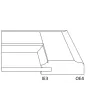 درب کابینت چوبی کلاسیک کاج