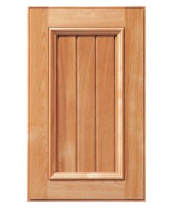 درب چوبی کابینت روستیک کد 065 با روکش راش ابعاد سفارشی