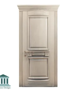 درب اتاقی چوبی با طرح برجسته کد 30446