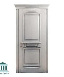 درب اتاقی چوبی با طرح برجسته کد 30446